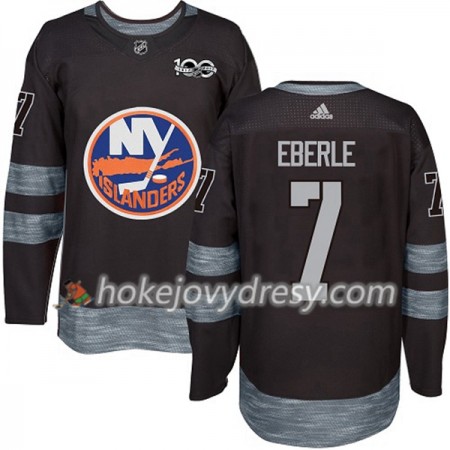 Pánské Hokejový Dres New York Islanders Jordan Eberle 7 1917-2017 100th Anniversary Adidas Černá Authentic